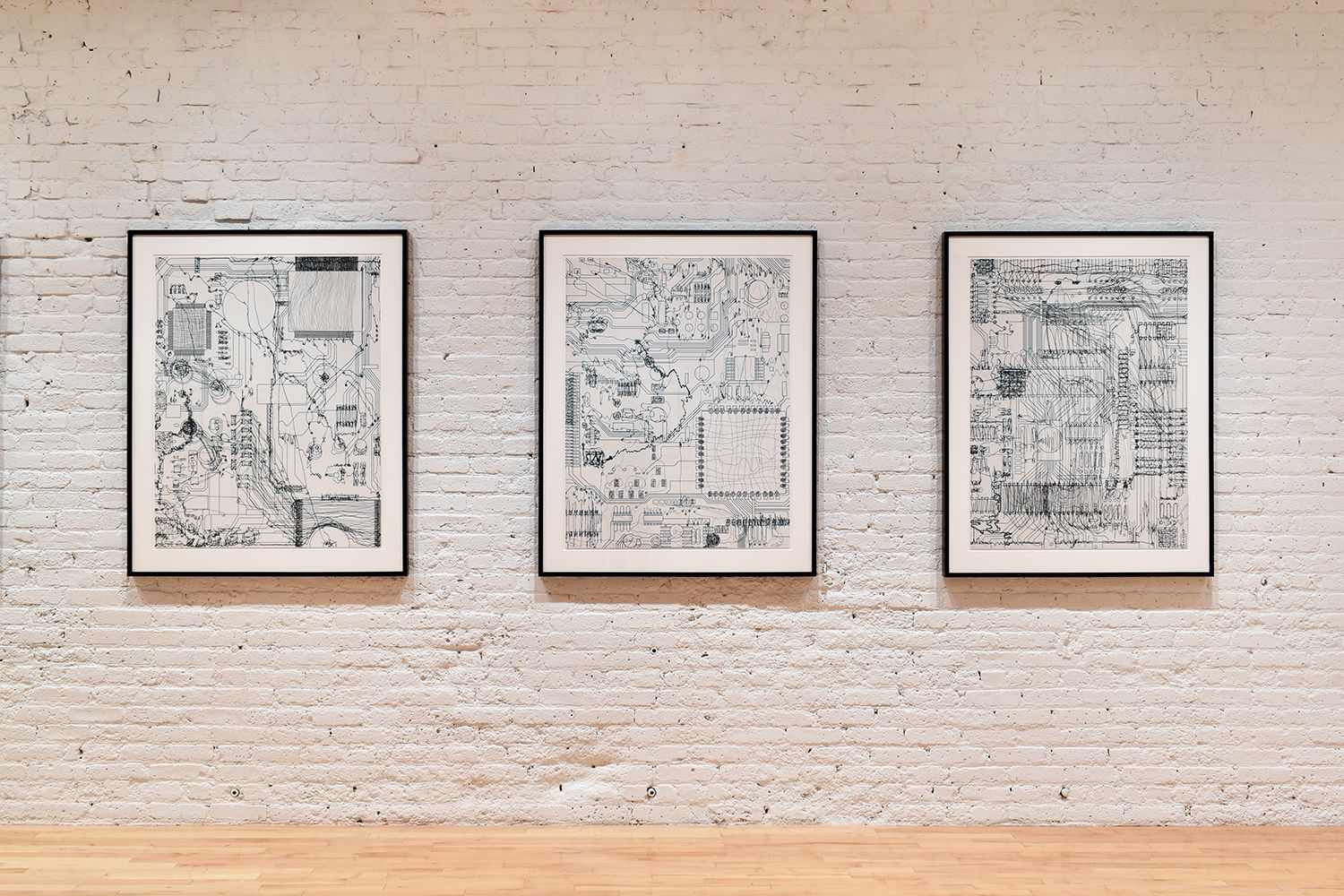 Analia Saban, Line to Thread to Wire to Cable to Line at Gemini G.E.L. at Joni Moisant Weyl, photo 3