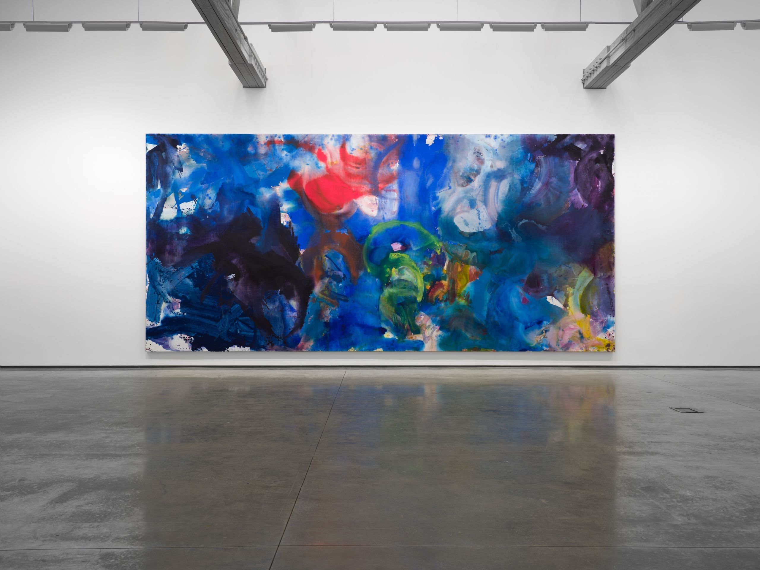 Mary Weatherford, Mountains Mud Prisms Air at David Kordansky Gallery, photo 11