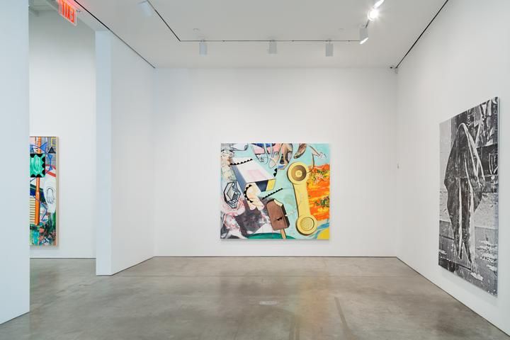 David Salle, New Paintings at Skarstedt, photo 4