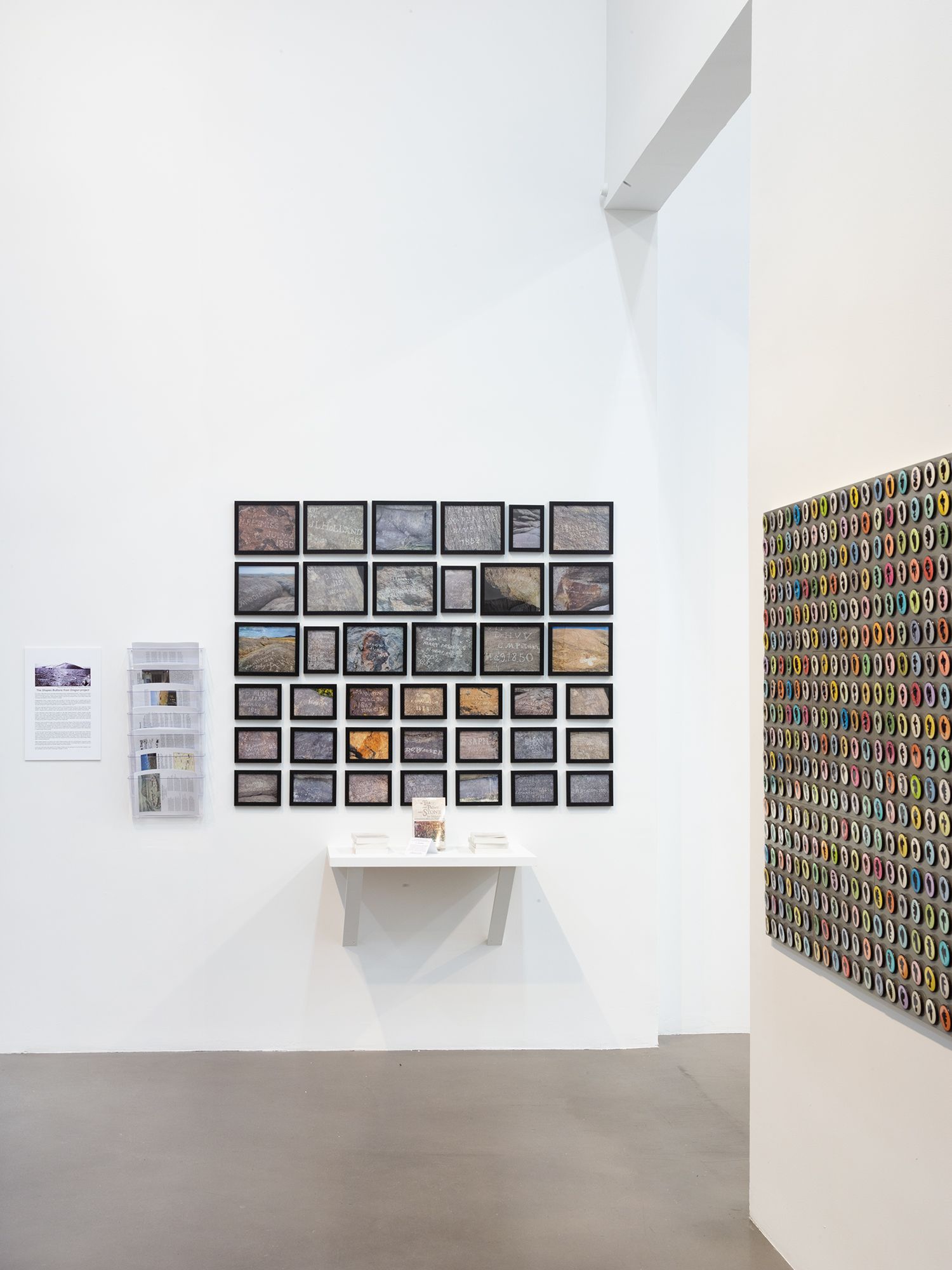 Allan McCollum, Traces: Past and Present at Petzel, photo 6