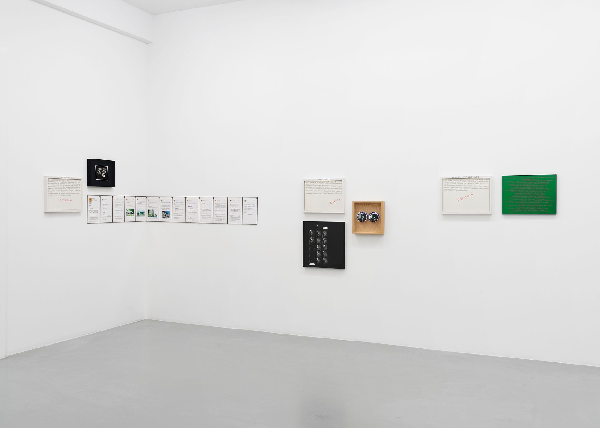 Sophie Calle, Séance de Rattrapage at Perrotin, photo 5