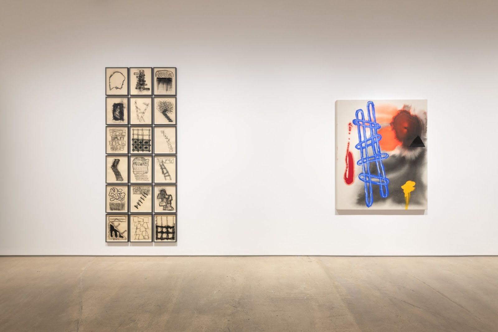 Basil Beattie, Recalling Echoes at Hales, photo 3