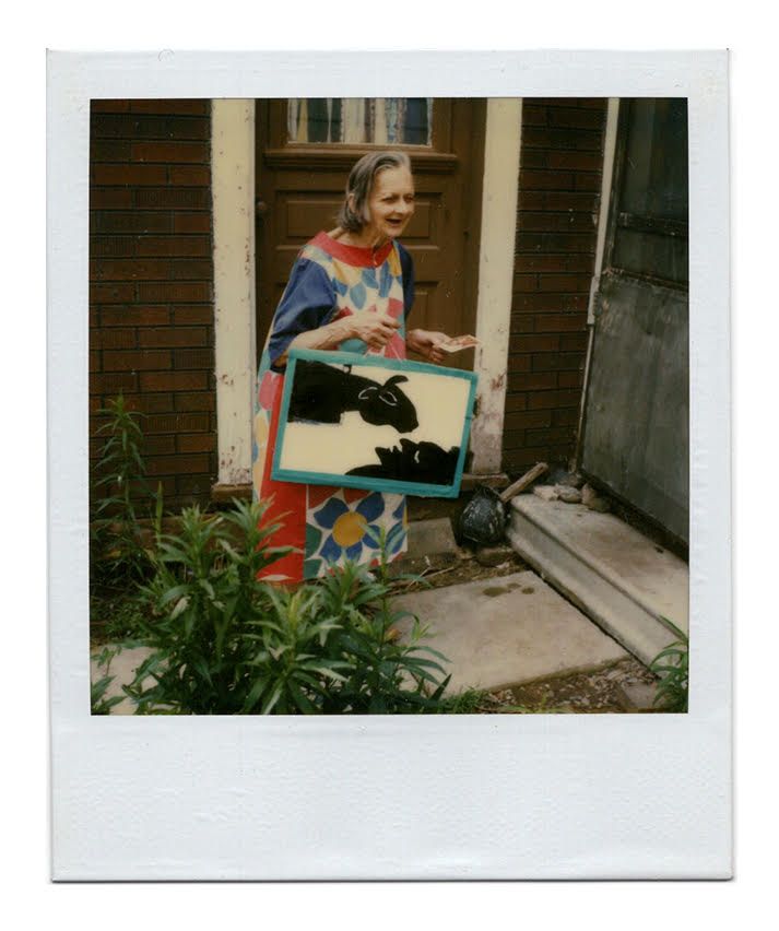 Birdie Lusch, Collages & Rockheads at Kerry Schuss Gallery, photo 2