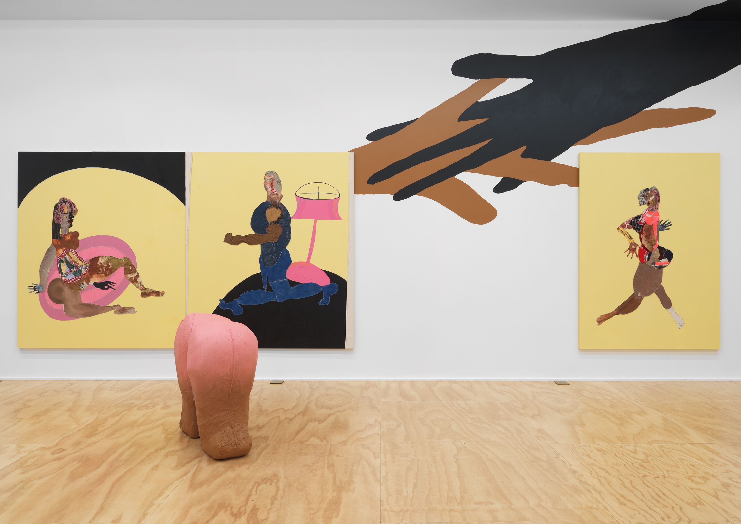 Tschabalala Self, Cotton Mouth at Eva Presenhuber, photo 4