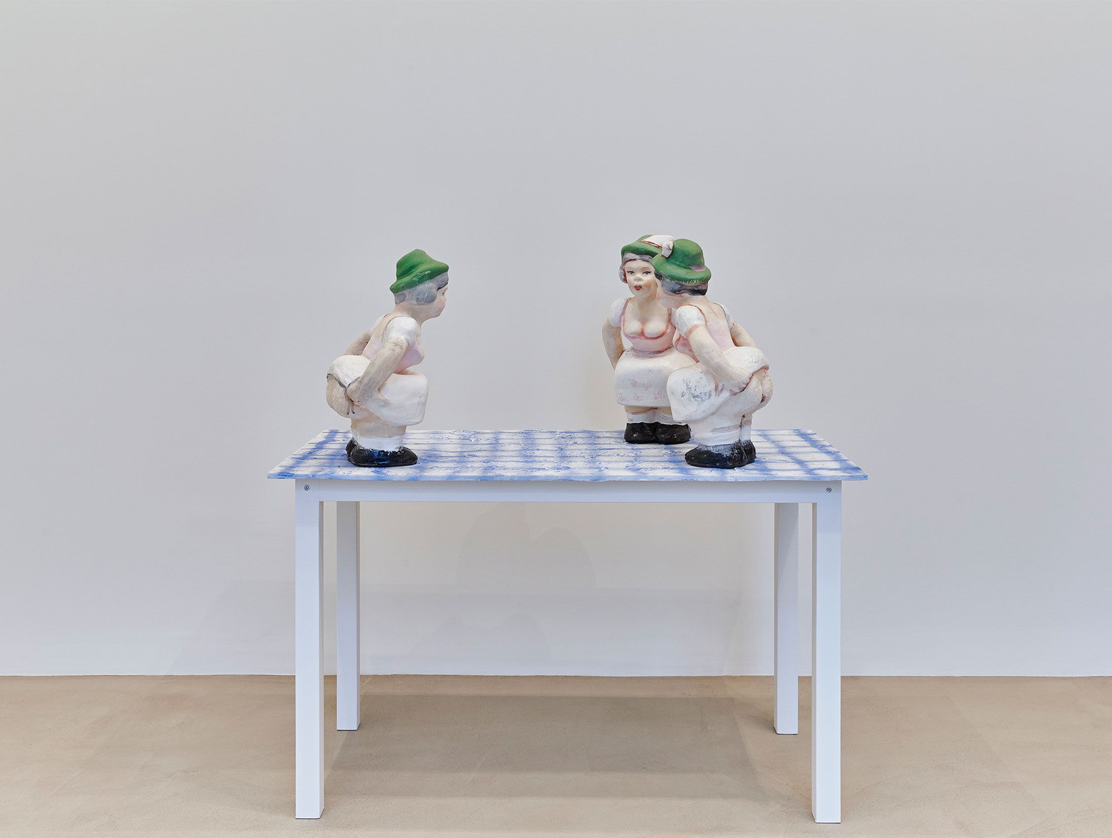 Kaari Upson, Clay Baby (m.l) at Massimo De Carlo Pièce Unique, photo 2