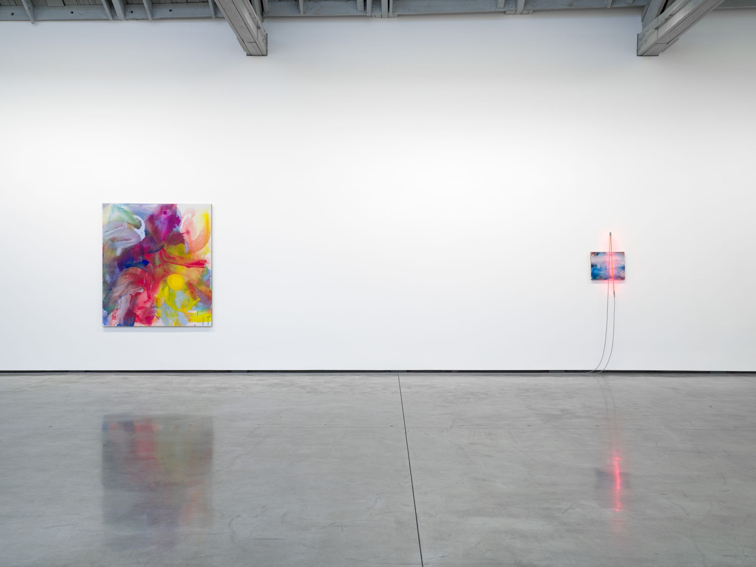 Mary Weatherford, Mountains Mud Prisms Air at David Kordansky Gallery, photo 4