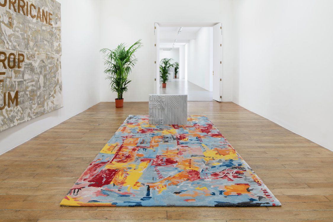 Rirkrit Tiravanija, Untitled 2020 (Once Upon a Time) (After Jasper Johns) at Chantal Crousel, photo 2