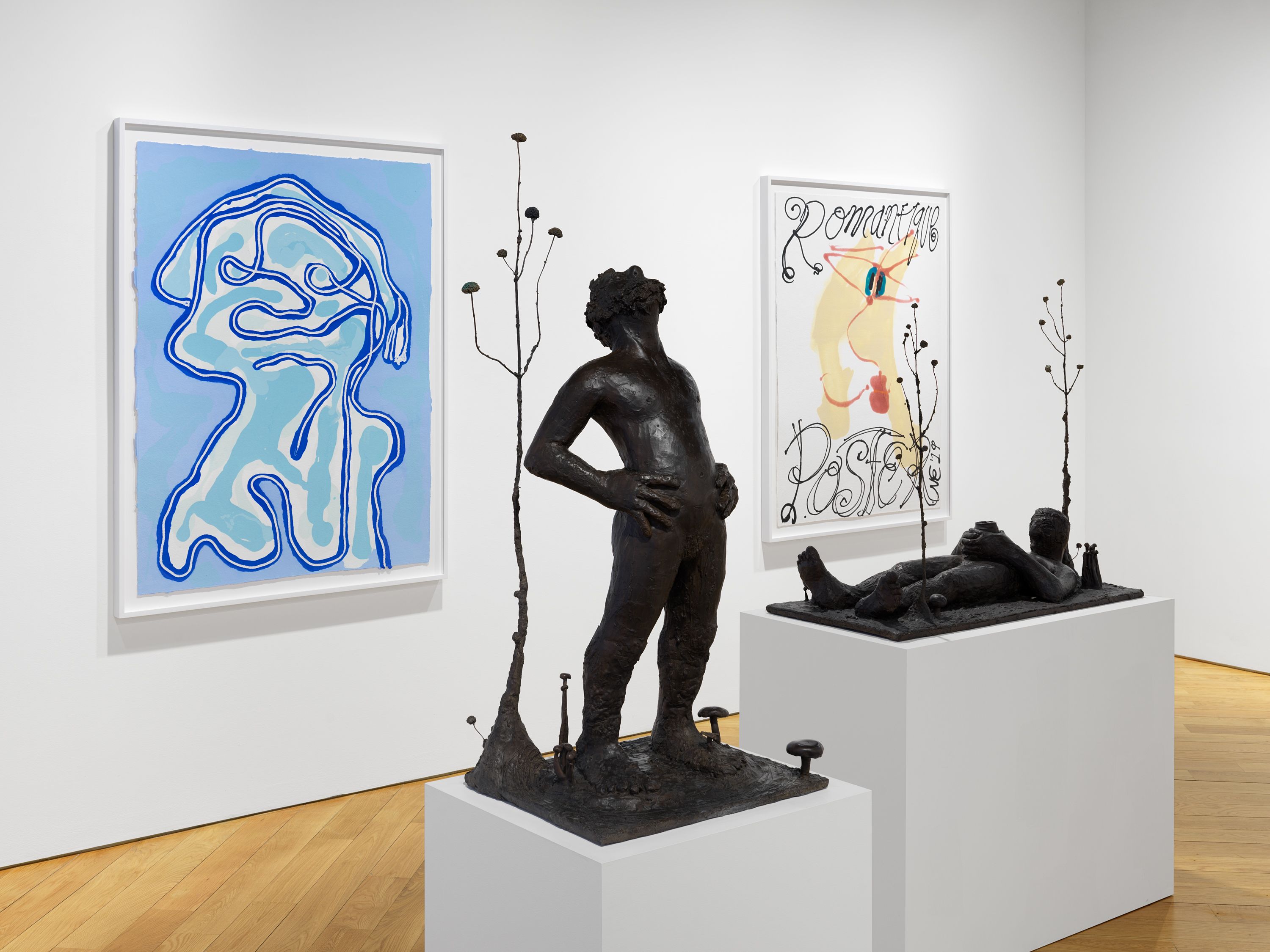 Nicole Eisenman, Maquette and Paper Pulp Works at Anton Kern, photo 2