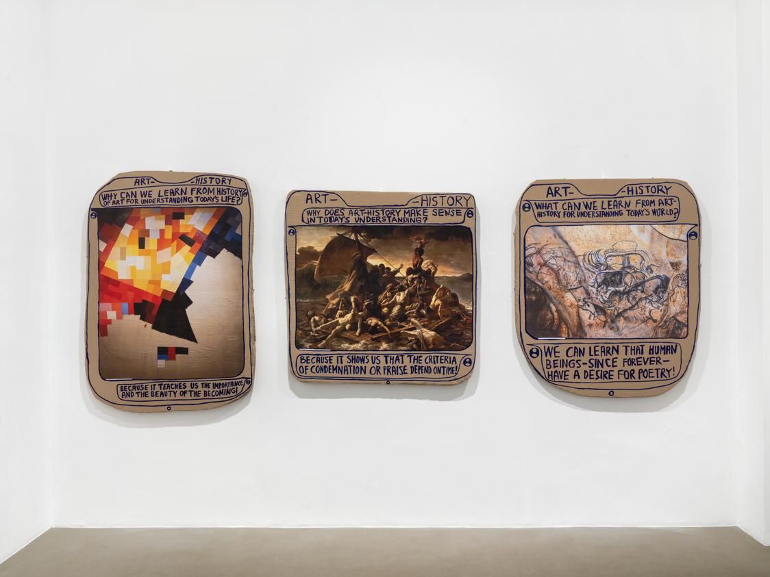 Thomas Hirschhorn, Last Chance: What Can We Learn From History of Art, for Today’s Understanding? at Chantal Crousel, photo 3