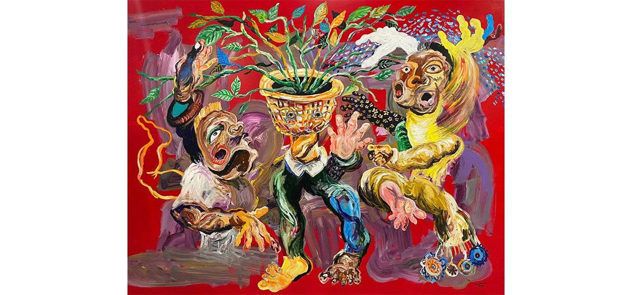 Cristiano Mangovo & Logan Sylve, Speaking in Two Tongues at Allouche Gallery, photo 2