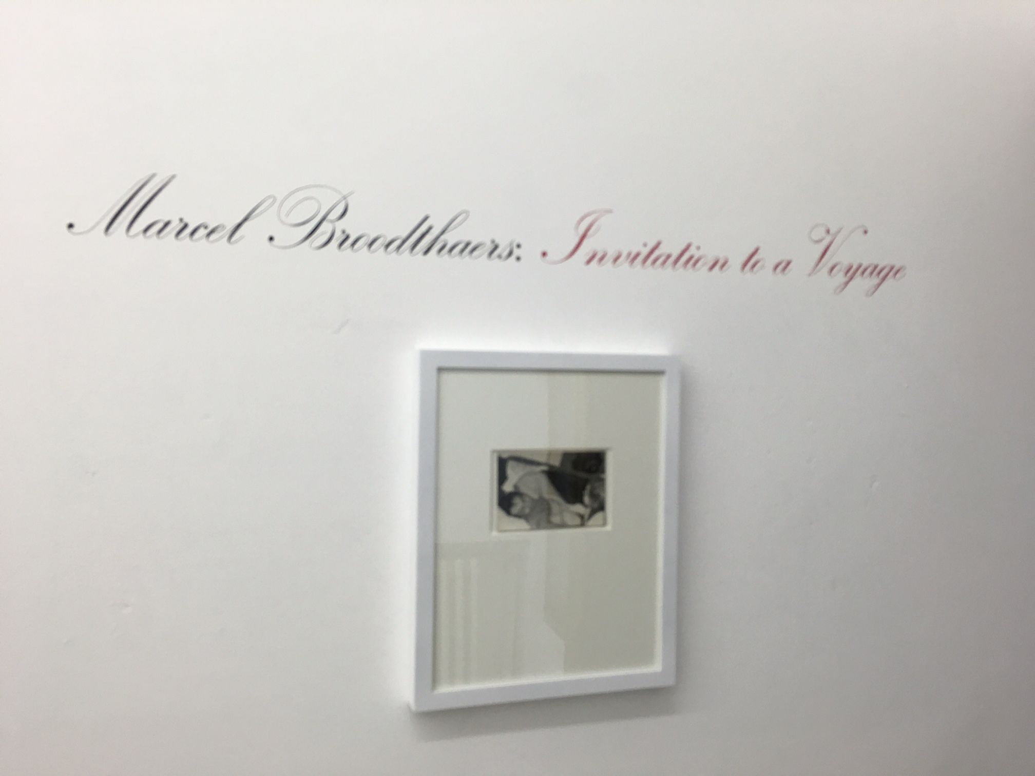 Marcel Broodthaers, Invitation to a Voyage at Alden Projects, photo 8