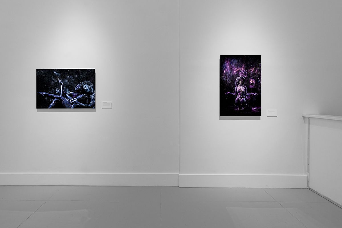 Mikael Owunna, Cosmologies at ClampArt, photo 4