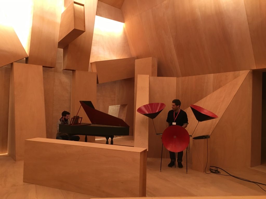 Xavier Veilhan, Merzbau Musical at French Pavilion, photo 2