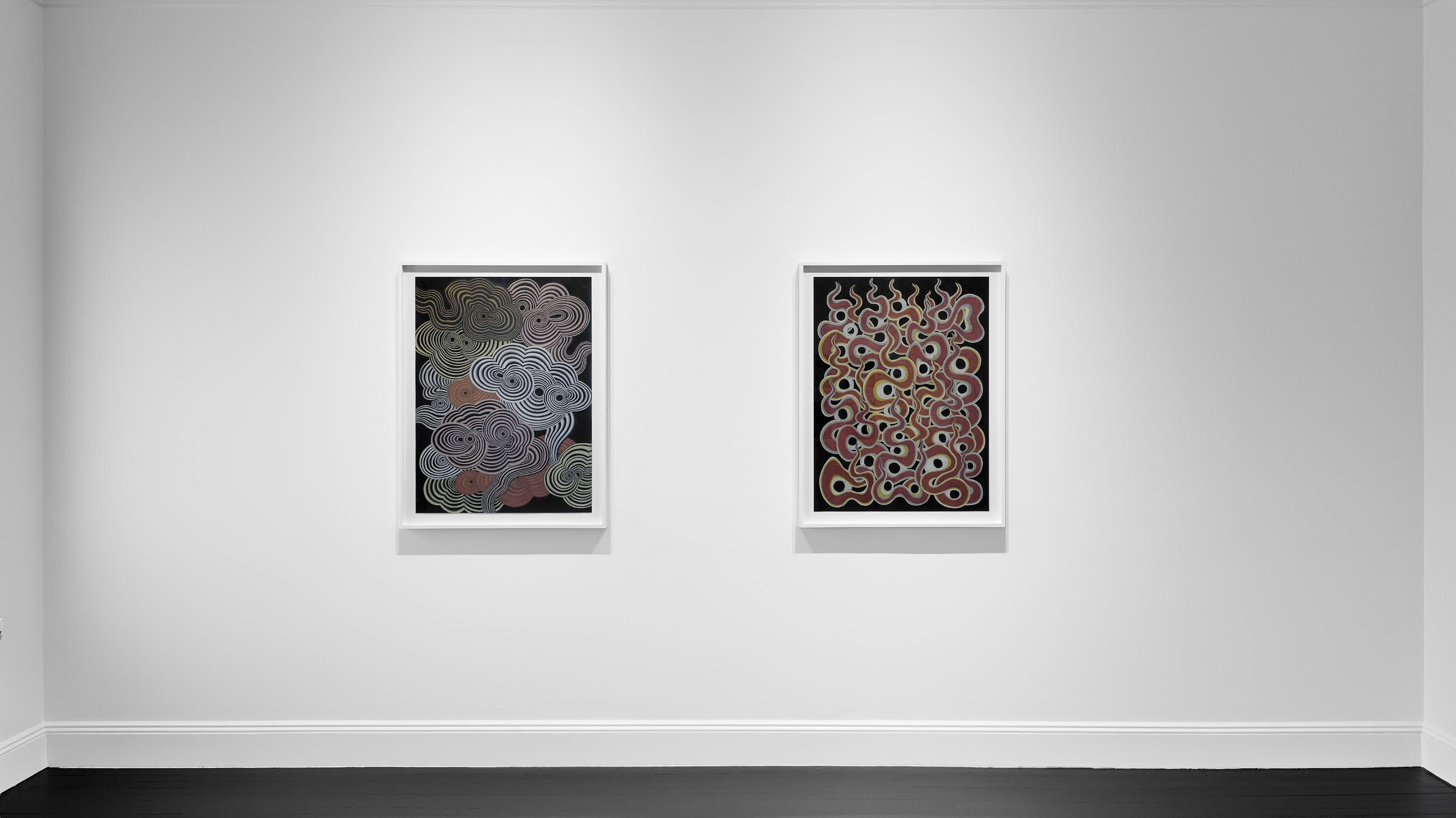 Nancy Blum, The Black Drawings at Robilant+Voena, photo 2