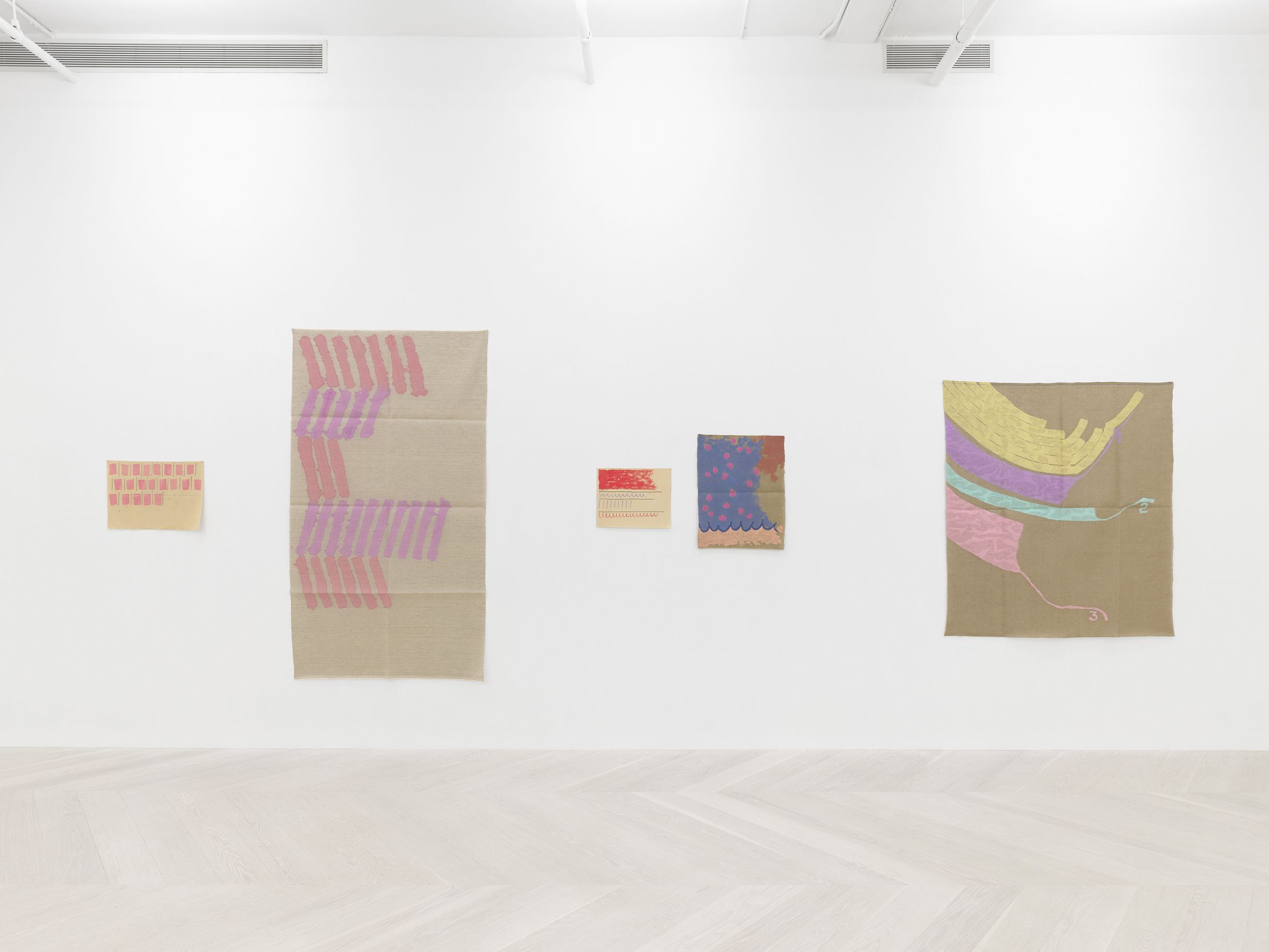 Giorgio Griffa, Consistently Through Variation at Casey Kaplan, photo 7