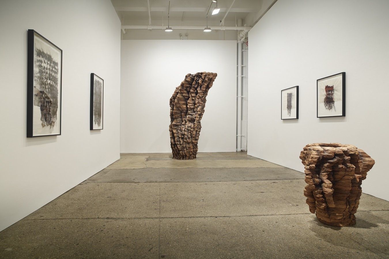 Ursula von Rydingsvard, Permeated Shield at Lelong & Co, photo 5