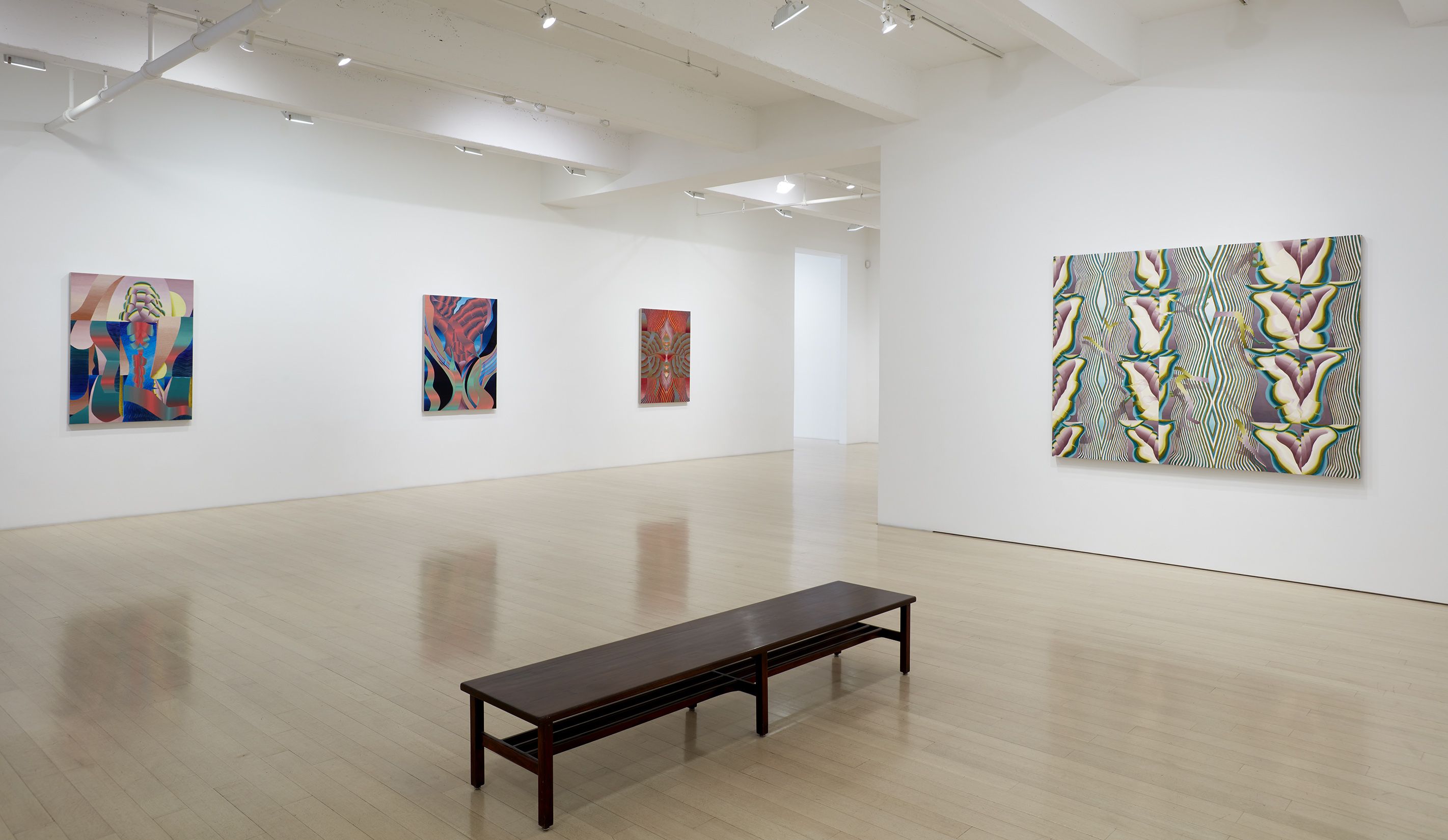 Theresa Daddezio, Reworlding at DC Moore, photo 2