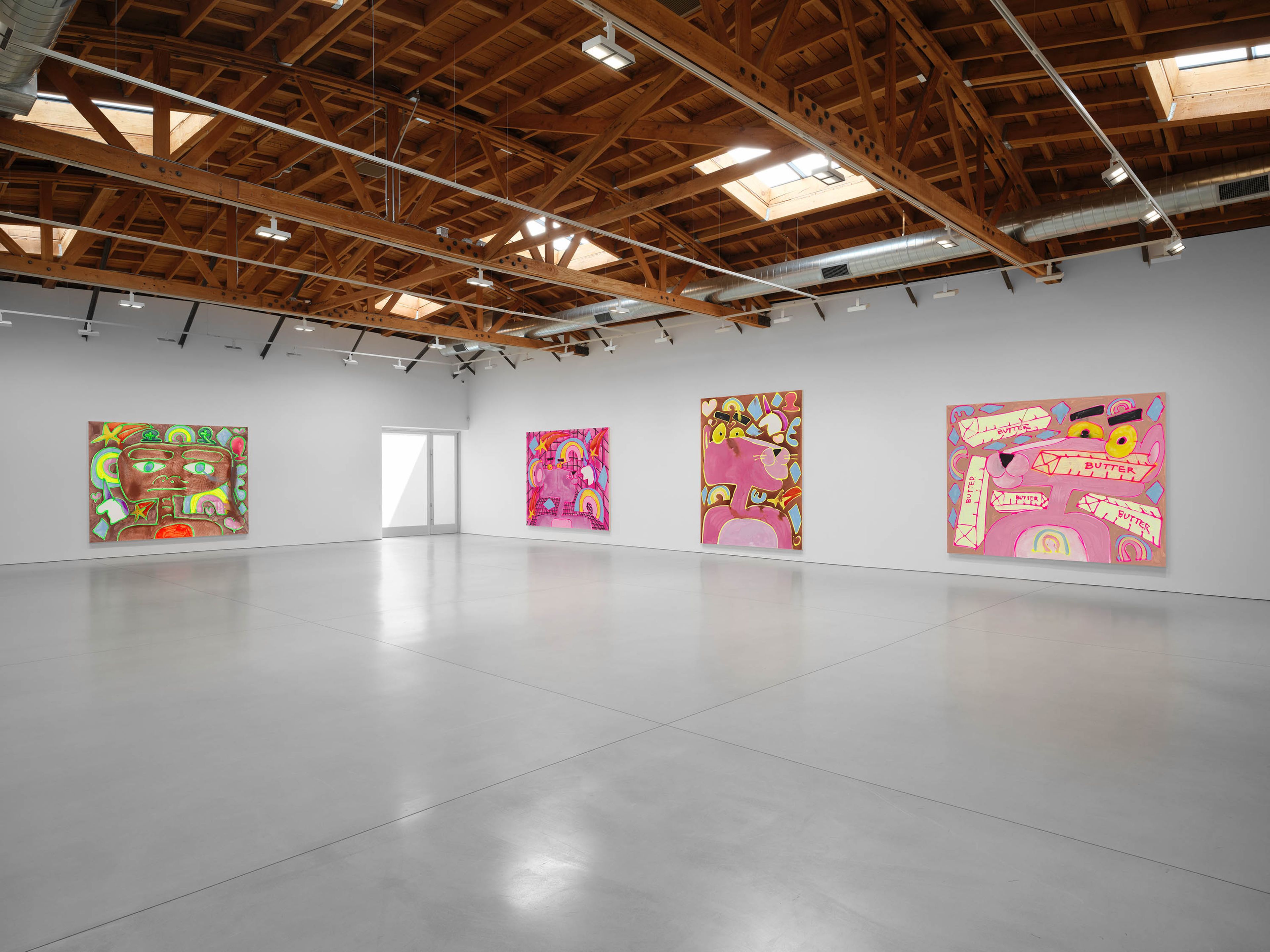 Katherine Bernhardt, Sidewalk Chalk at David Zwirner, photo 4