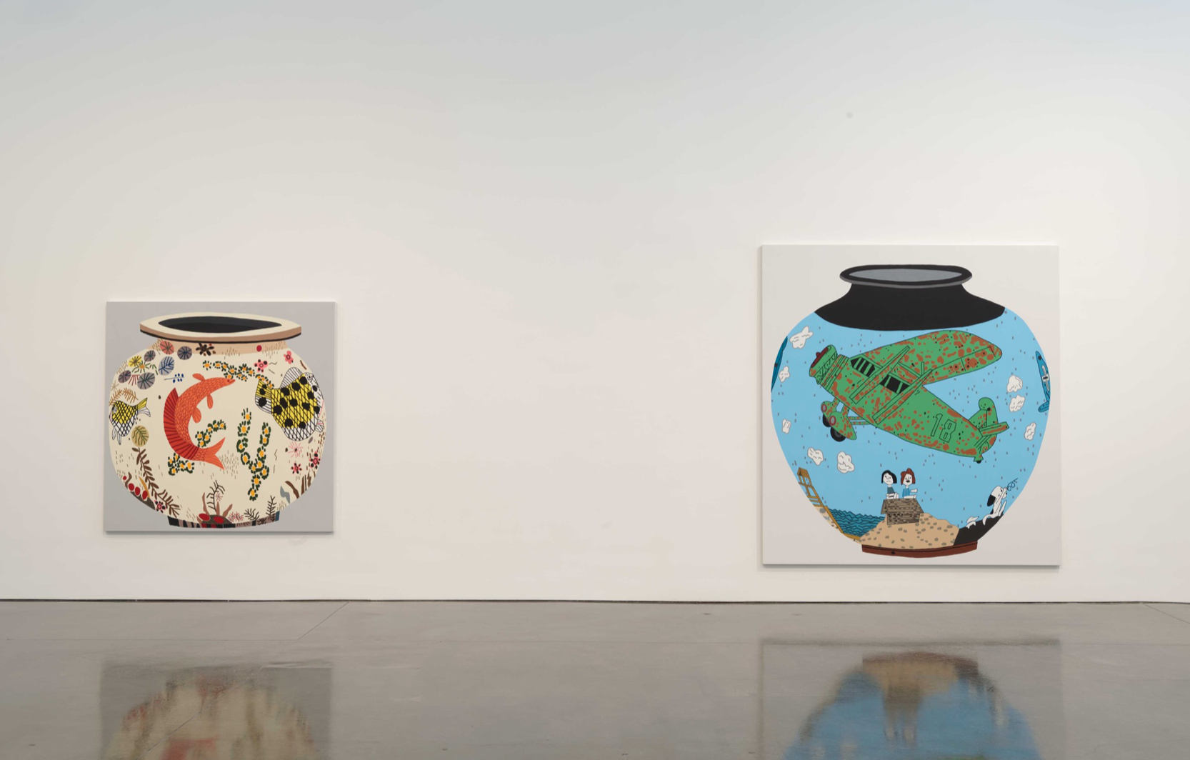 Jonas Wood, Jonas Wood at Gagosian, photo 4