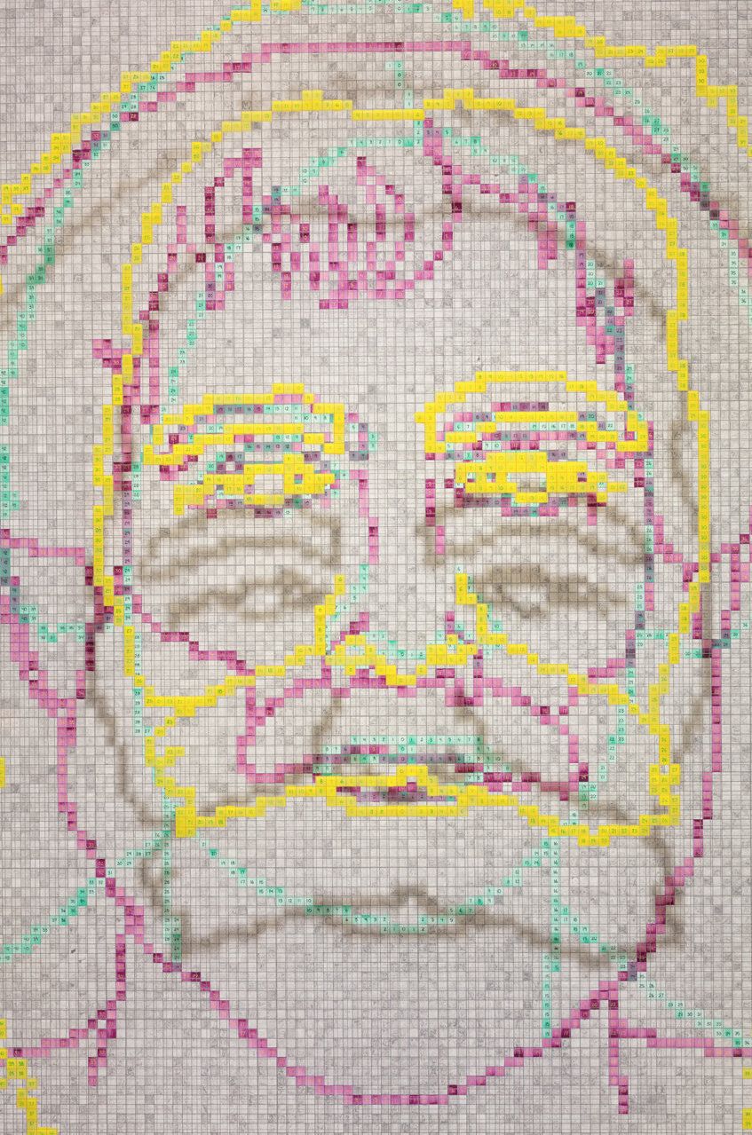 Charles Gaines, Faces 1: Identity Politics at Paula Cooper, photo 2