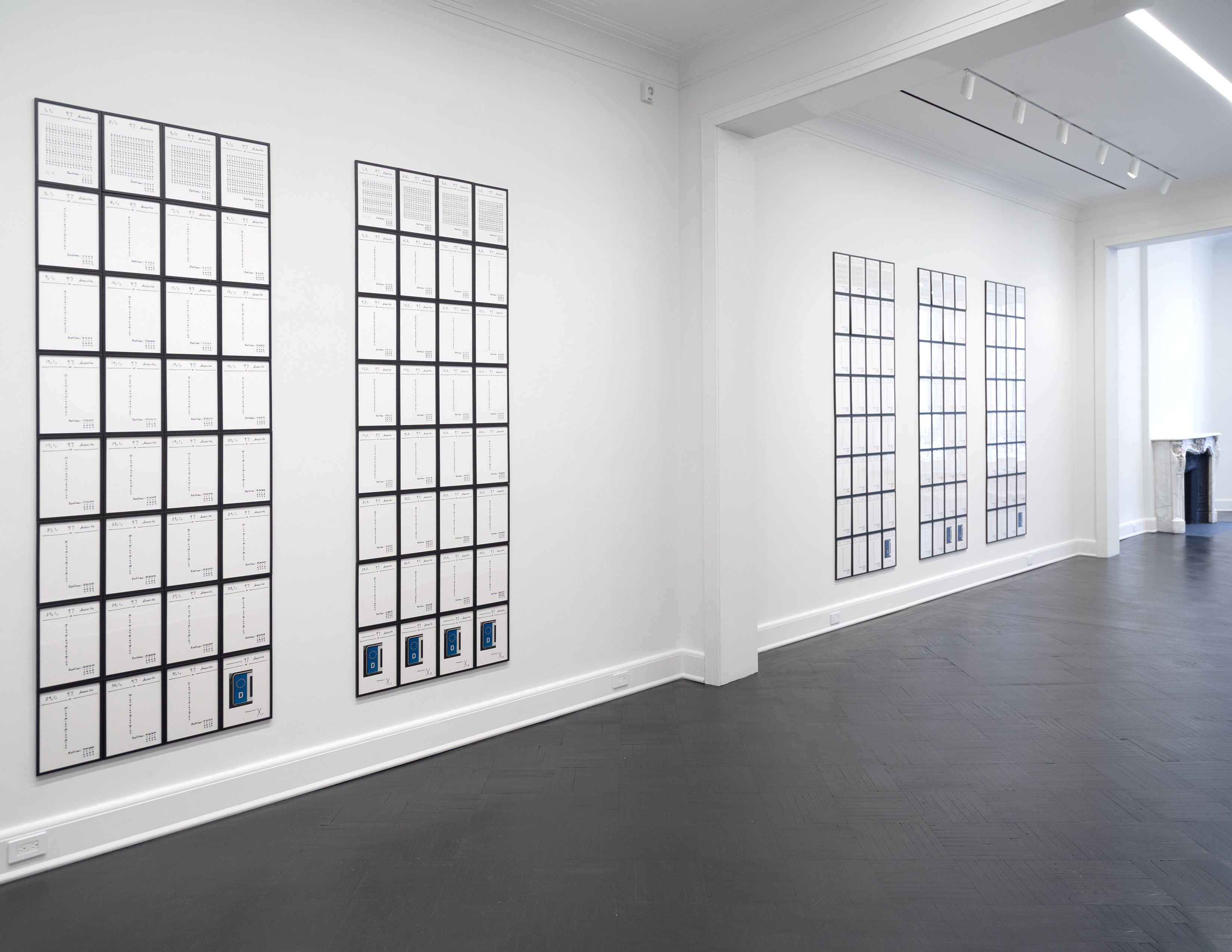 Hanne Darboven, Europa 97 at Petzel, photo 6