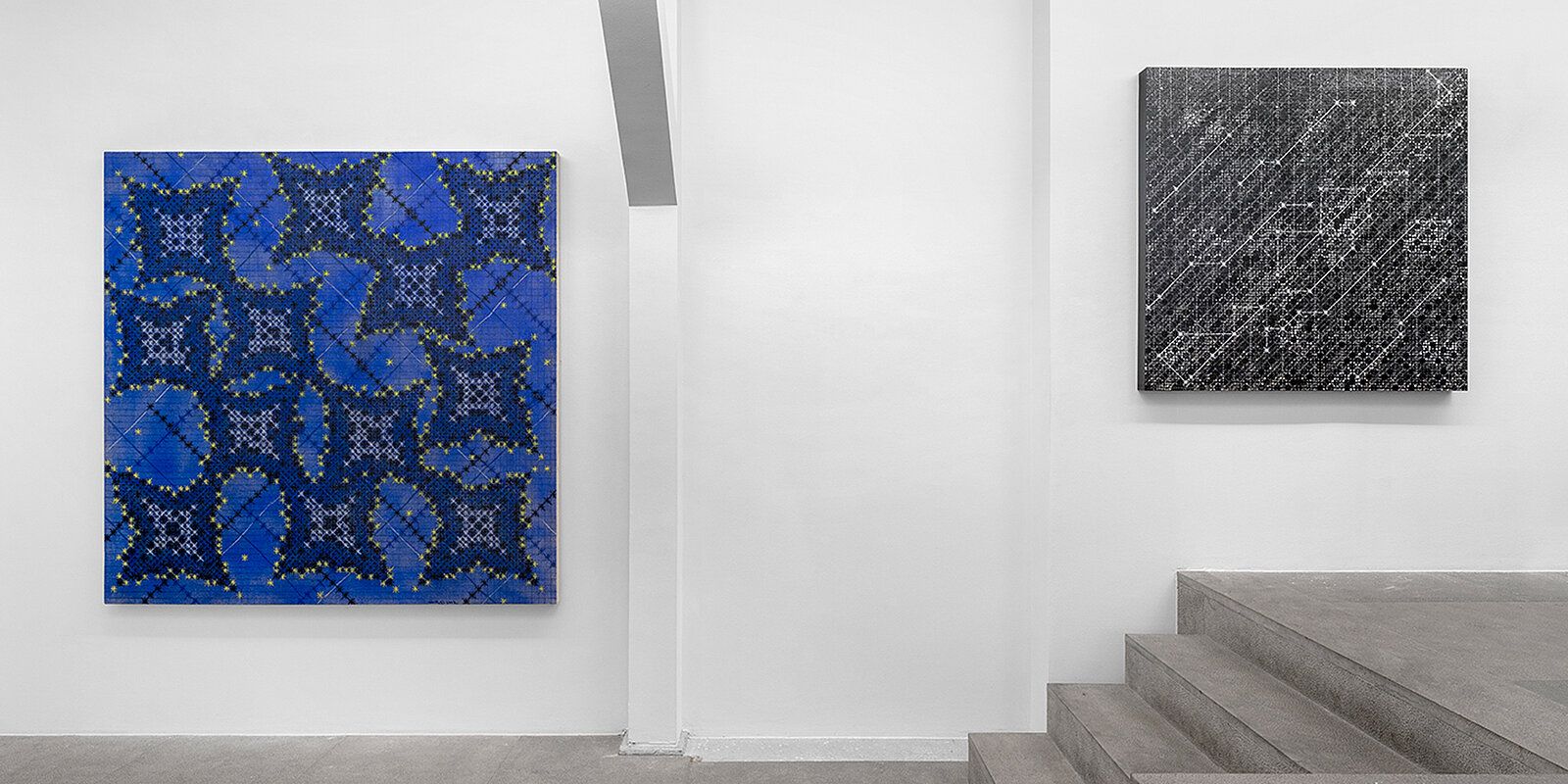 Ding Yi, Constellations at Karsten Greve, photo 5