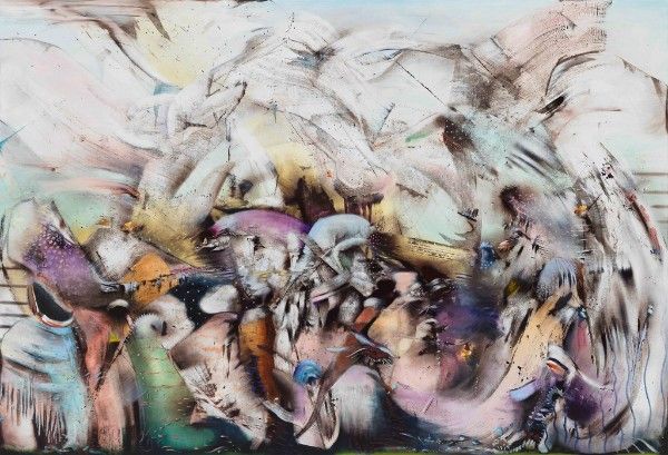 Ali Banisadr, The World Upside Down at Blain|Southern, photo 2