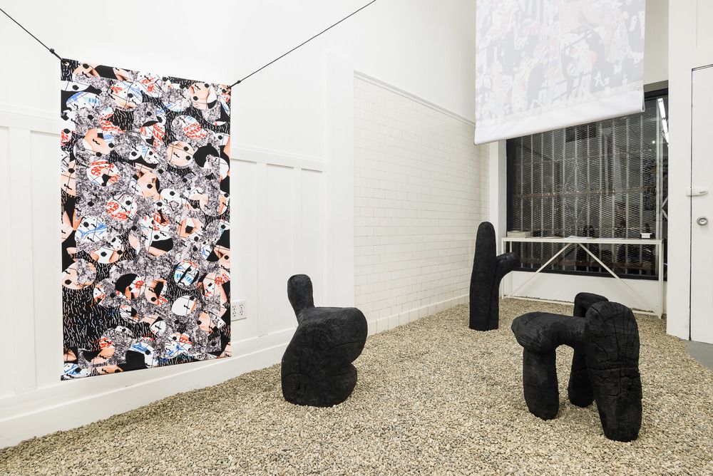 Lindsay Preston Zappas and John Zane Zappas, Some Posters and Chairs at Vacancy, photo 4