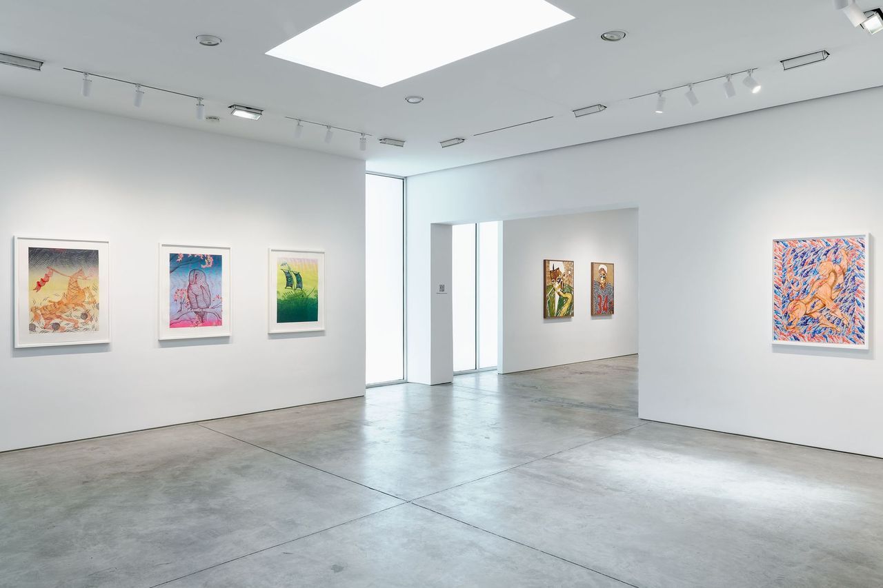 Andrew Schoultz, Andrew Schoultz at Pace Prints, photo 3