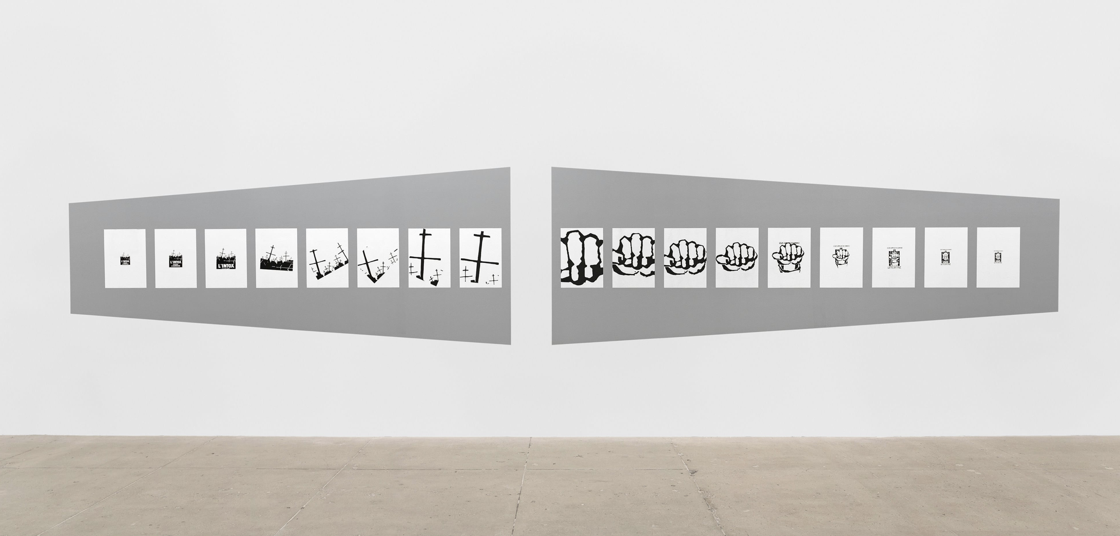Dara Birnbaum, Four Works: Accountability at Marian Goodman, photo 2