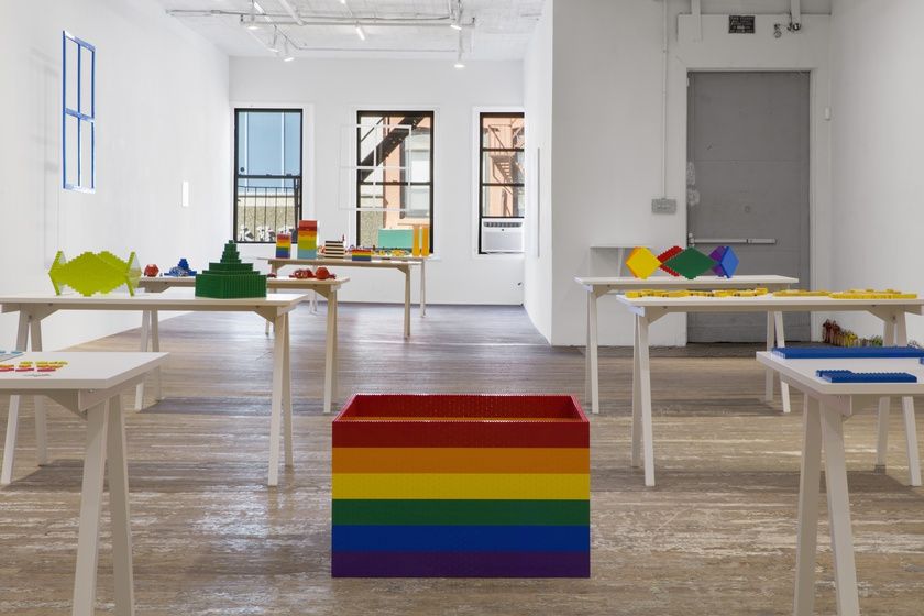 Christopher Knowles, The Rainbow Lego Show at Bridget Donahue, photo 3
