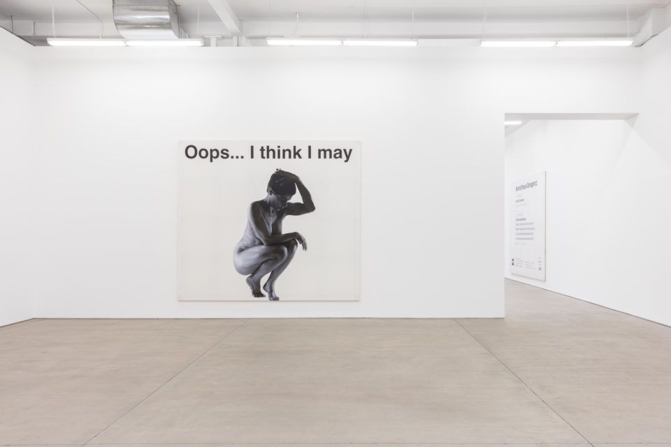 Lili Reynaud-Dewar, Oops, I think I may have lost my lighter somewhere on the ground… Could someone please be so kind to come here and help me find it? at Clearing, photo 2