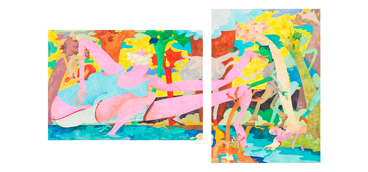 Gladys Nilsson, New Works in Watercolor at Garth Greenan, photo 2