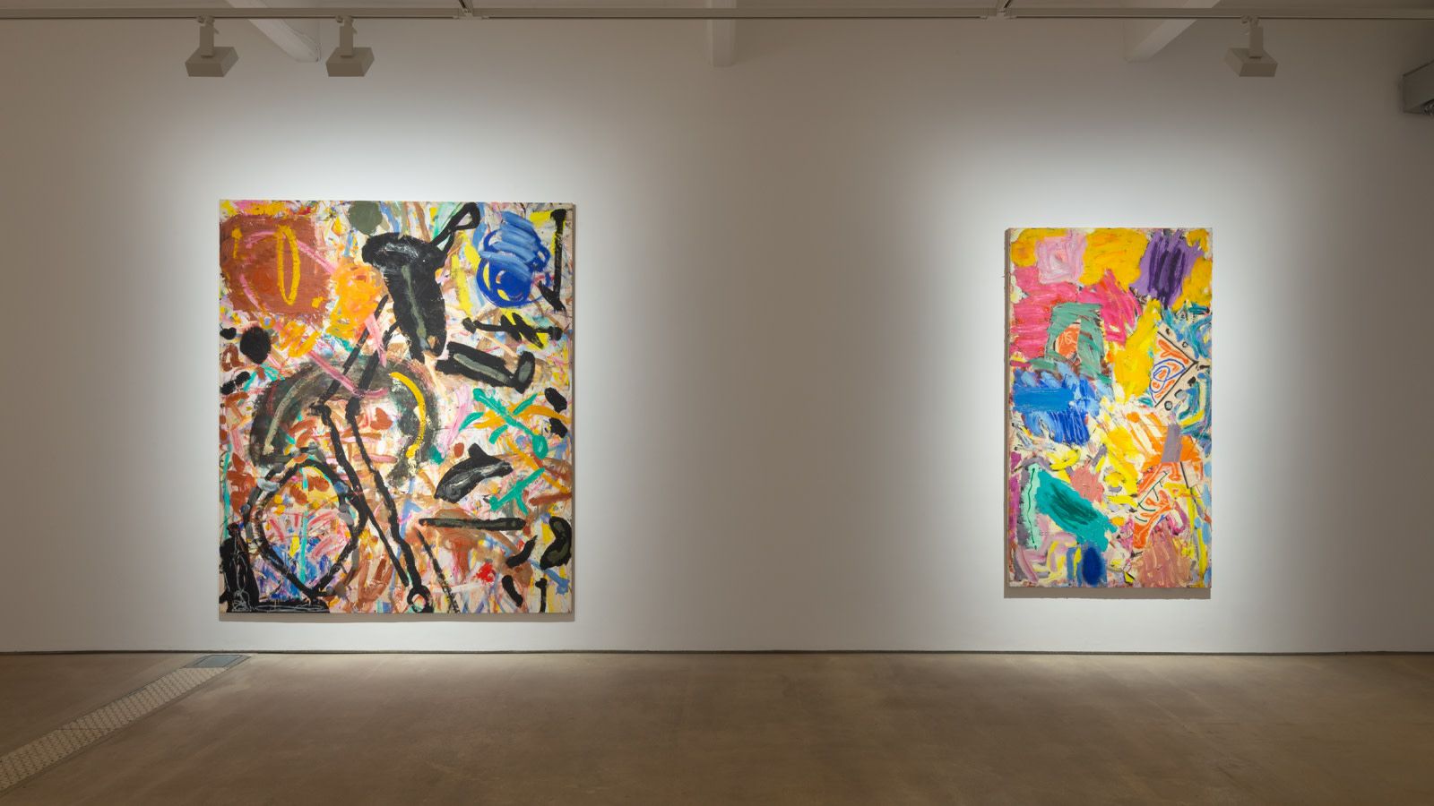 Basil Beattie, Cause & Effect at Hales, photo 2