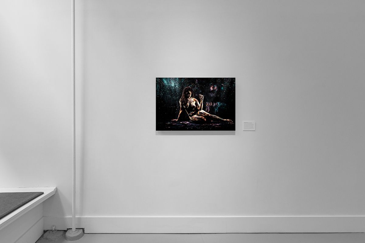 Mikael Owunna, Cosmologies at ClampArt, photo 2