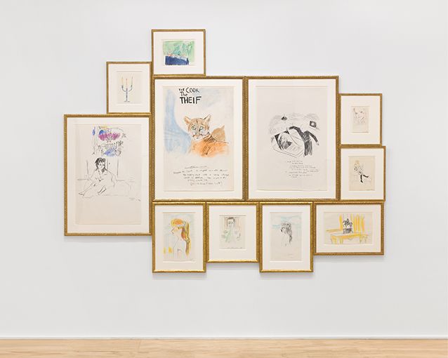 Karen Kilimnik, Early Drawings 1976 – 1998 at Eva Presenhuber, photo 4