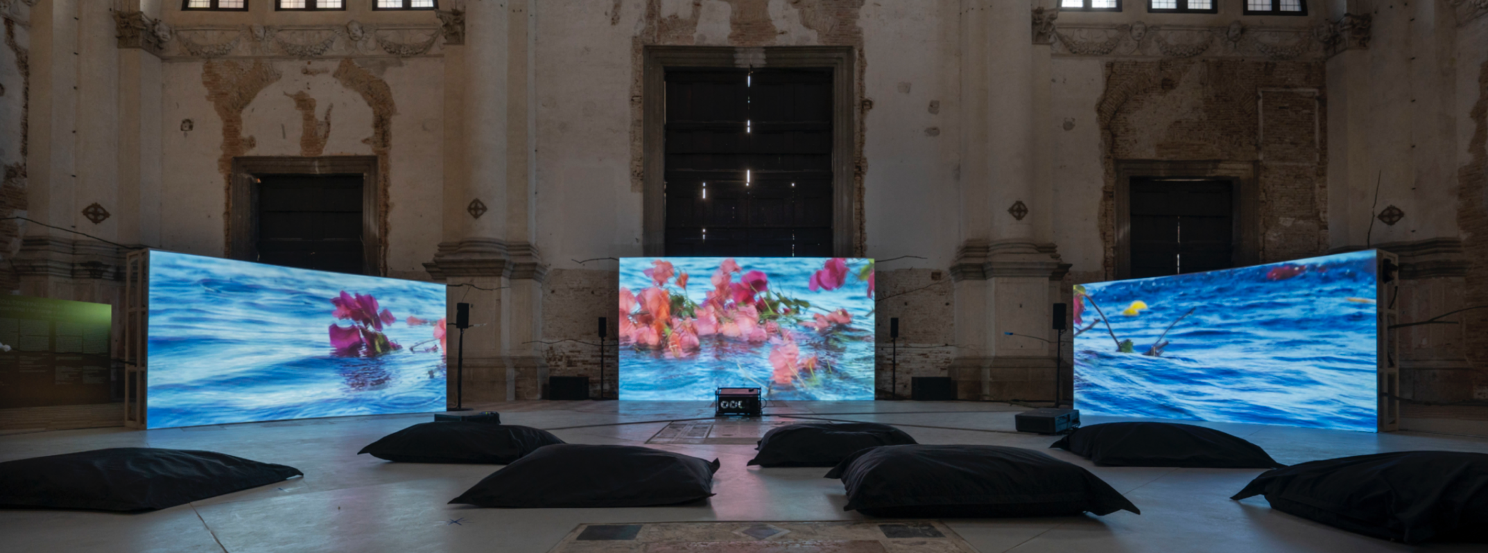 Dineo Seshee Bopape, The Soul Expanding Ocean #3: Ocean! What if no change is your desperate mission? at Ocean Space, photo 2