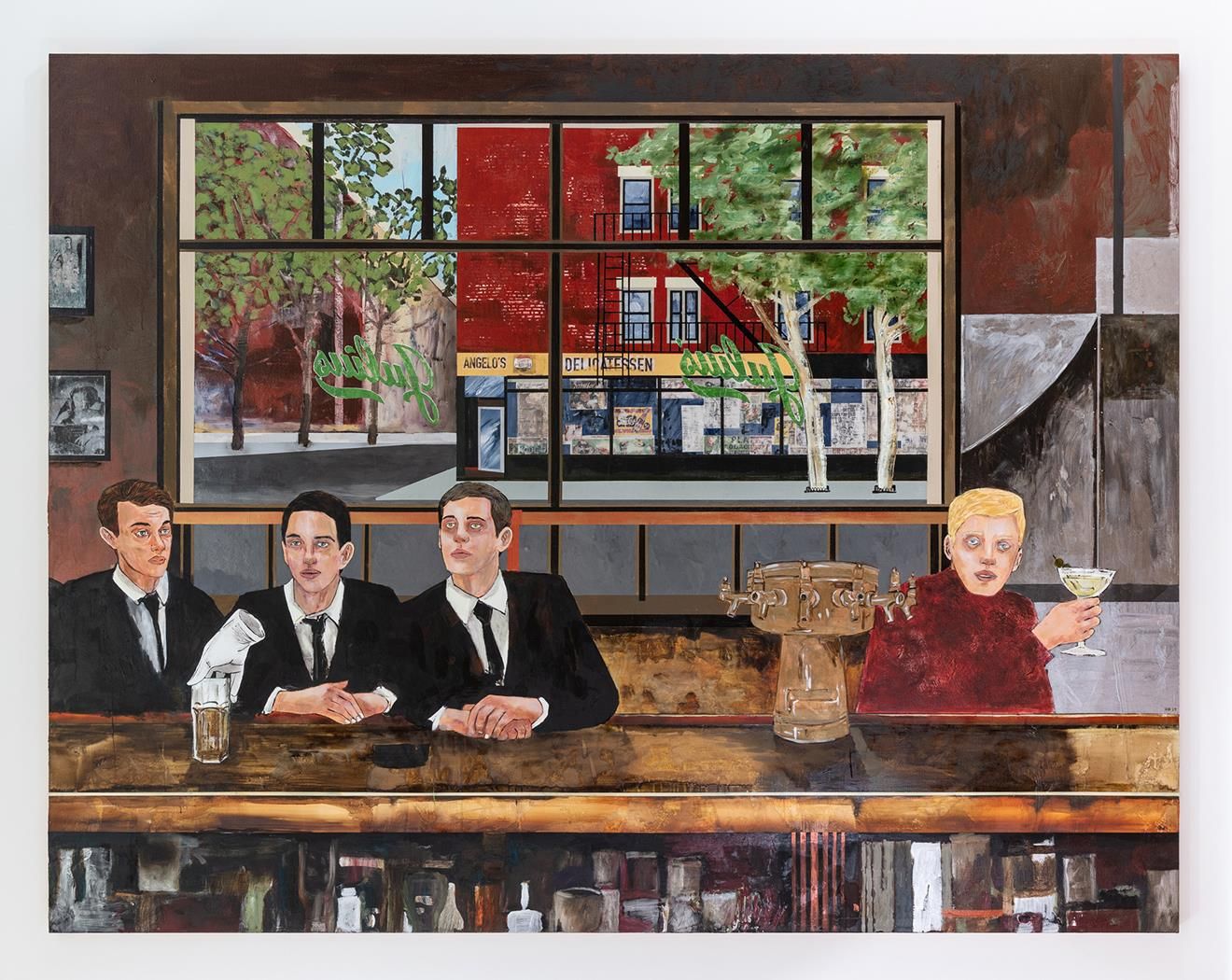 Hernan Bas, Time Life at Lehmann Maupin, photo 2