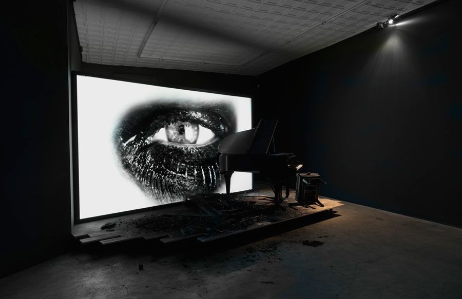 Douglas Gordon, Phantom at Gagosian, photo 4