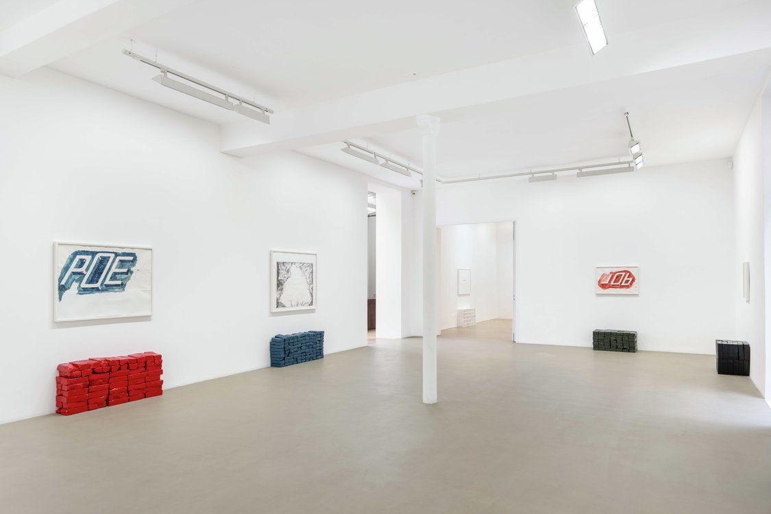 Matias Faldbakken, Beaten Ink, Upset Brick, Downcast Charcoal at Chantal Crousel, photo 4