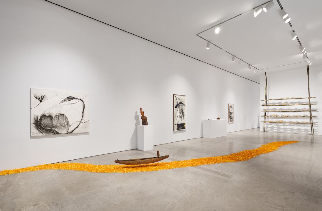 Laura Anderson Barbata, Singing Leaf at Marlborough, photo 4
