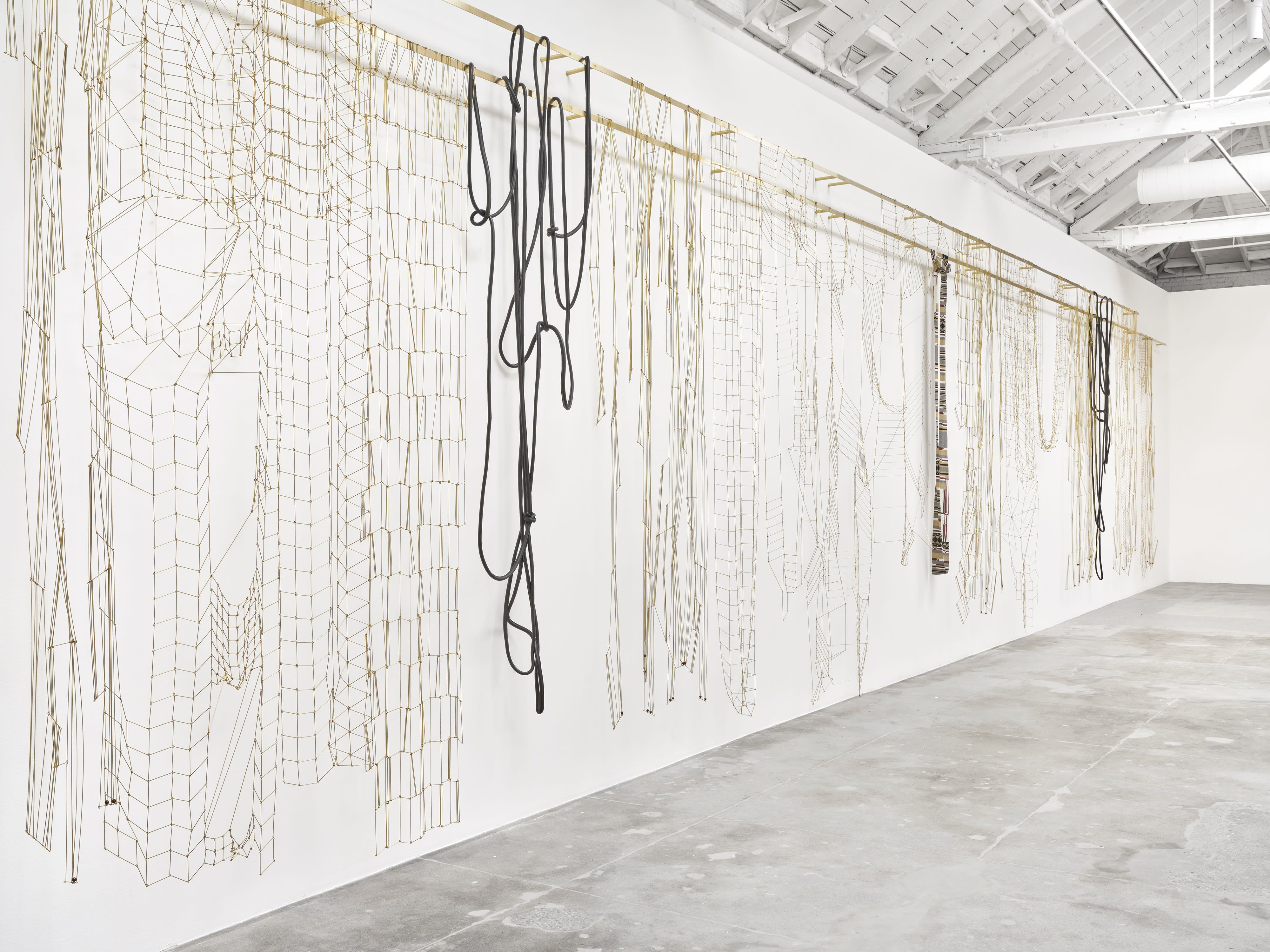 Leonor Antunes, Discrepancies with W.W. (Extended) at Marian Goodman, photo 2