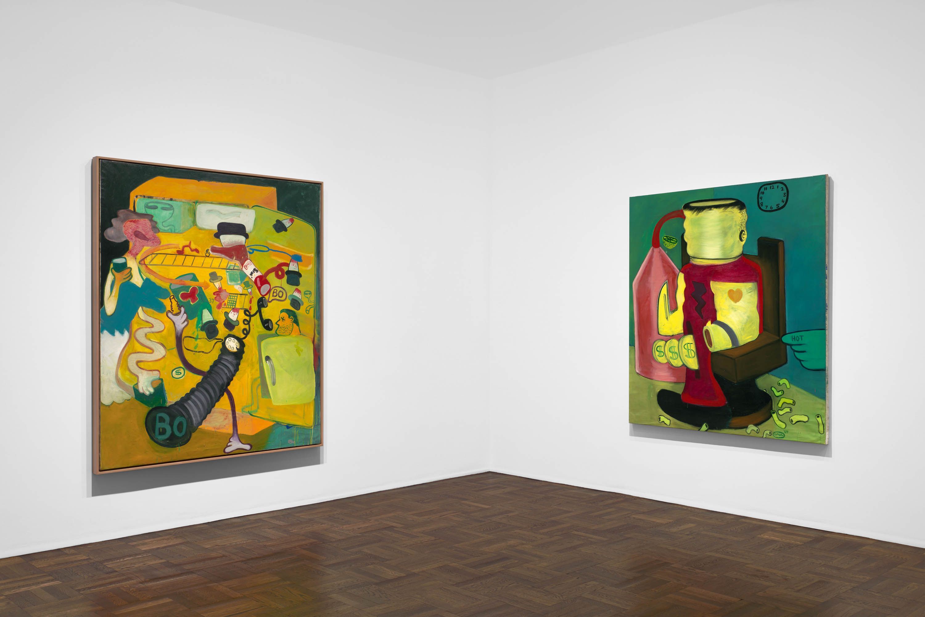 Peter Saul, Murder in the Kitchen, Early Works at Michael Werner, photo 2