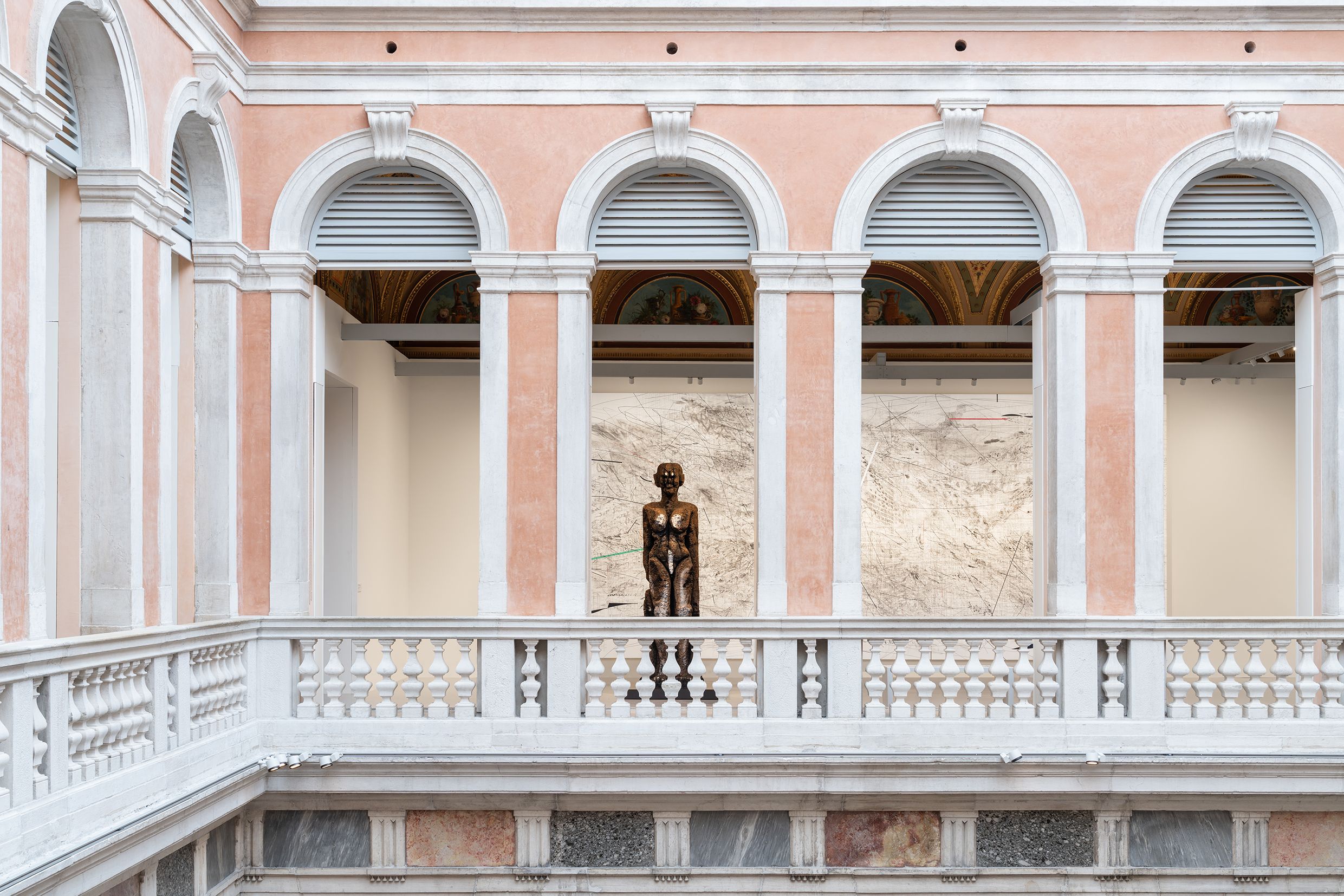 Julie Mehretu, Ensemble at Palazzo Grassi, photo 6