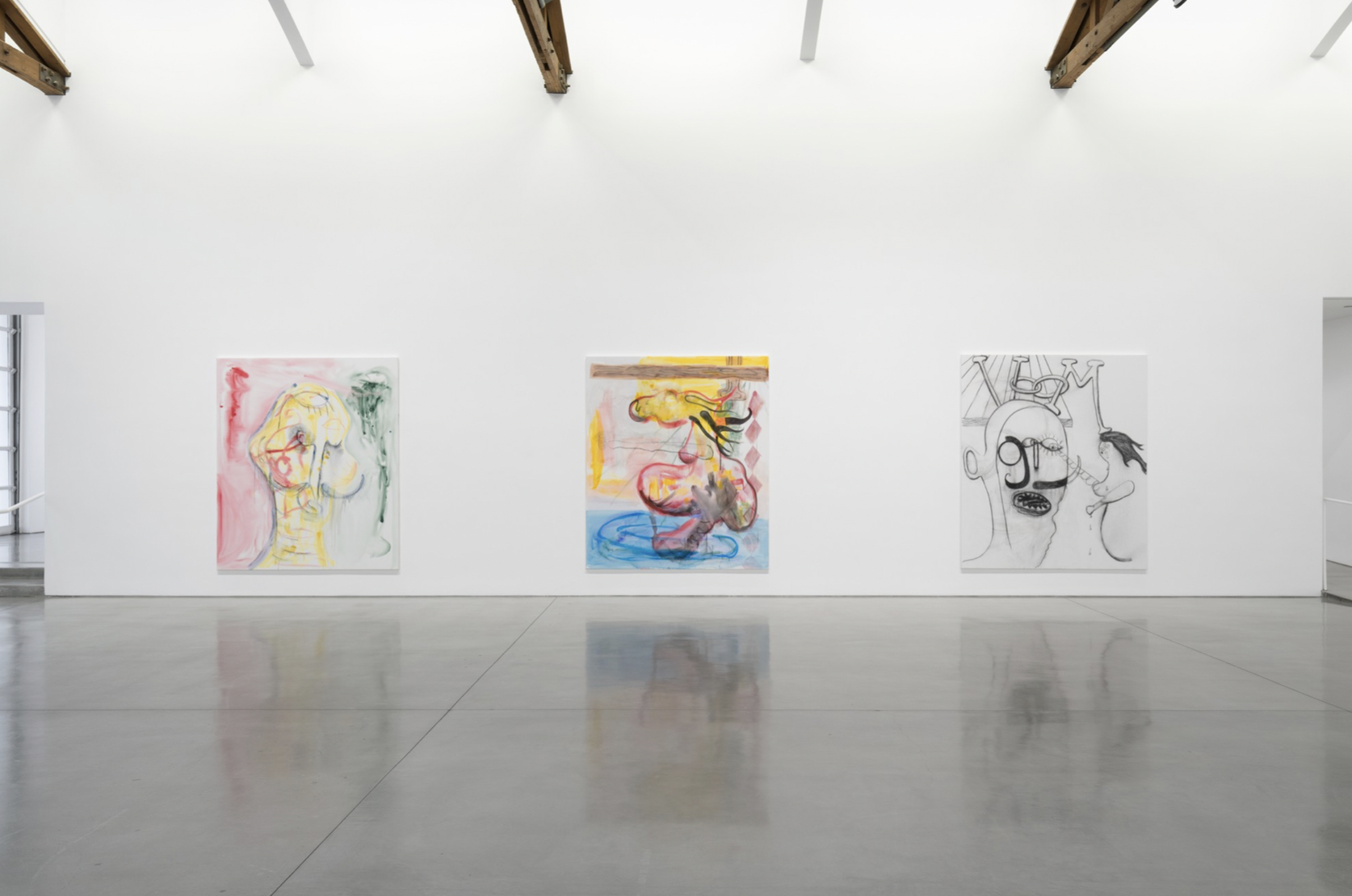 Albert Oehlen, Tramonto Spaventoso at Gagosian, photo 3