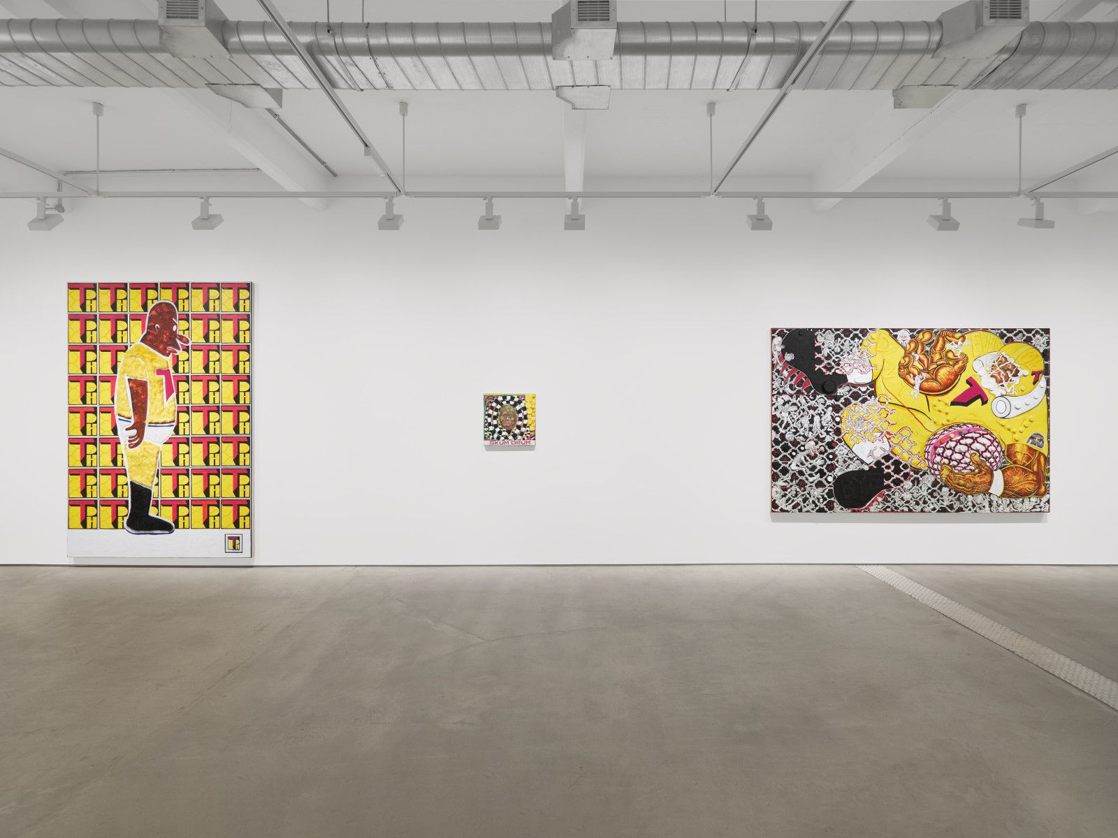 Trenton Doyle Hancock, Water Ground Hell Sky at Hales, photo 3