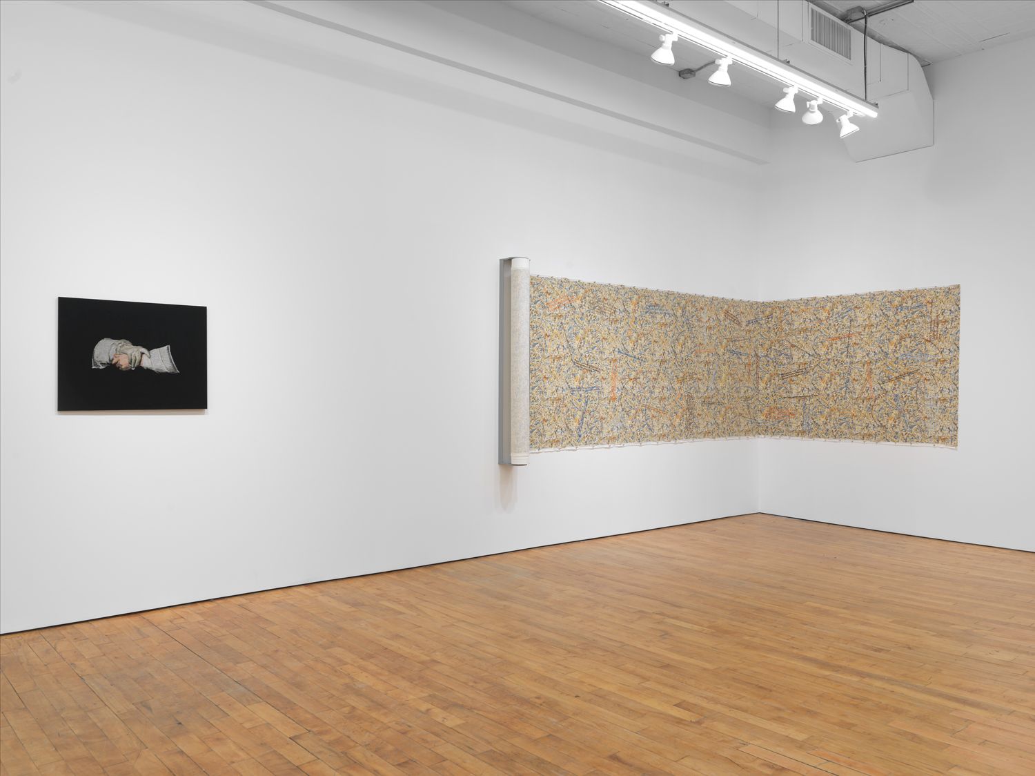 Elaine Reichek, Material Girl at Marinaro, photo 2