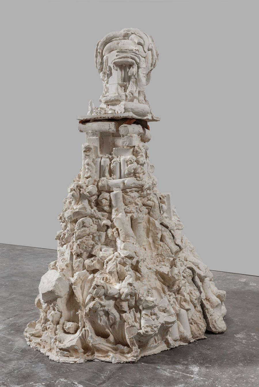 Thomas Houseago, The Medusa and Other Heads at Gagosian, photo 4