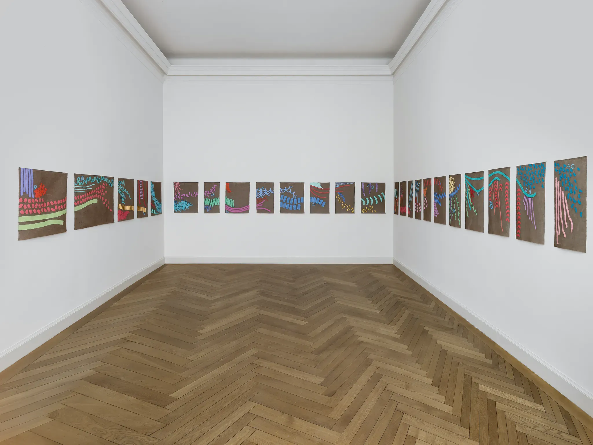 Giorgio Griffa, Tempo Infinito e Nontempo at Kewenig, photo 6