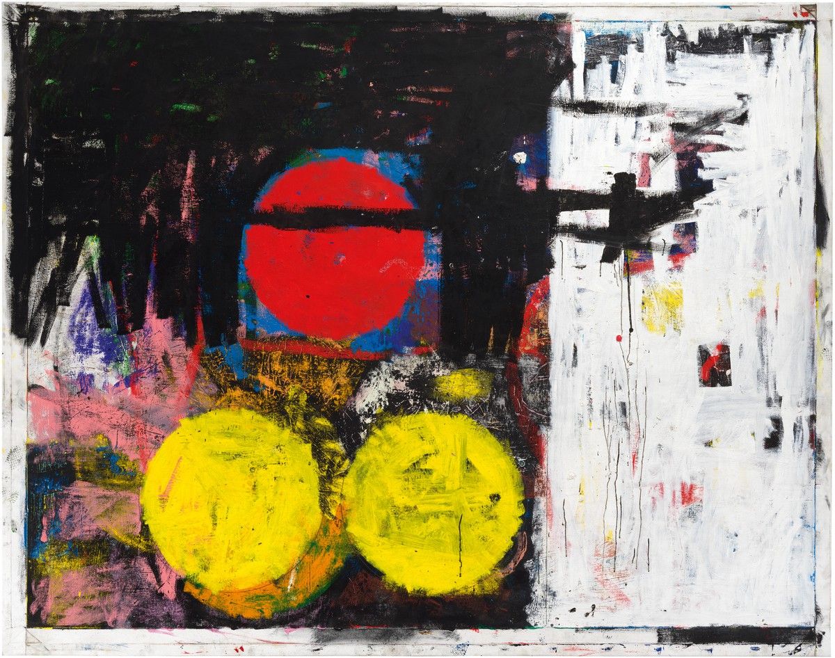 Joe Bradley, Day World at Gagosian, photo 2